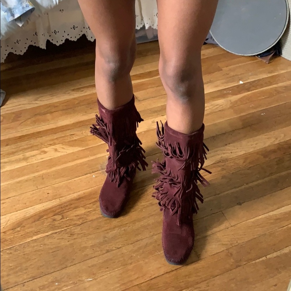 Minnetonka 3-Layer Fringe Boot - image 1